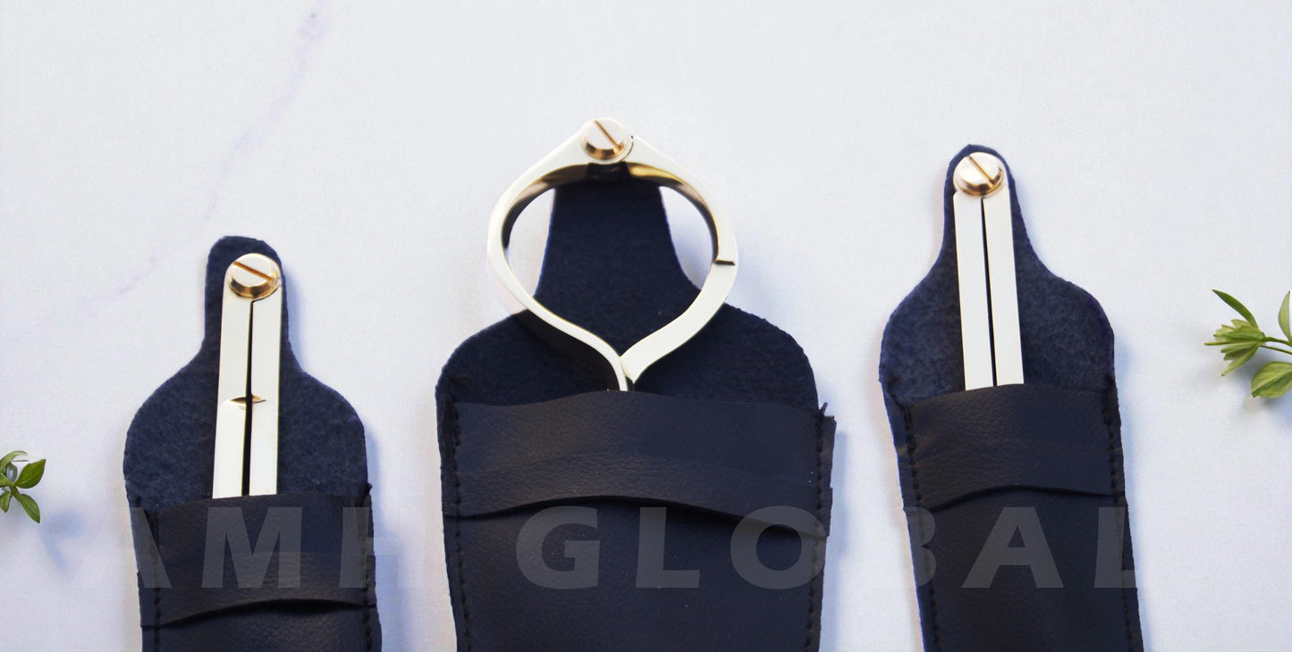 Brass Nautical Chart Divider - 8 Inch, Marine Navigation Tool - Stainless Steel Tips